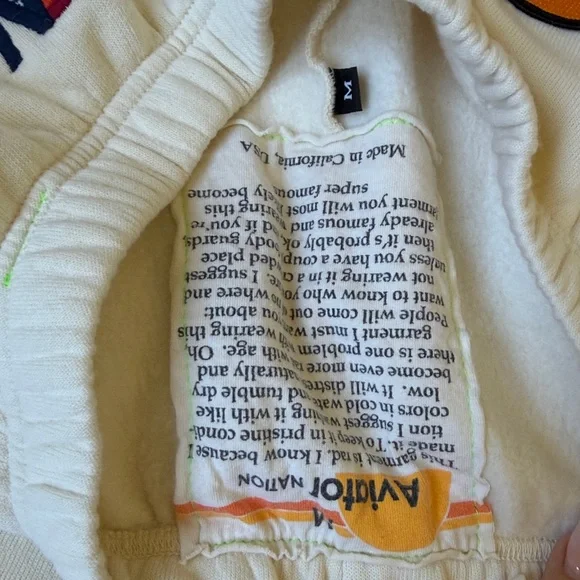 Aviator Nation matching set. NWOT joggers and crew neck sweatshirt. - Picture 11 of 11